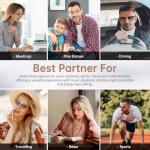 Bluetooth Audio Smart Glasses with Color-Changing Lenses