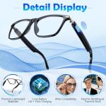 Shovira Smart Glasses with AI Translation and Bluetooth
