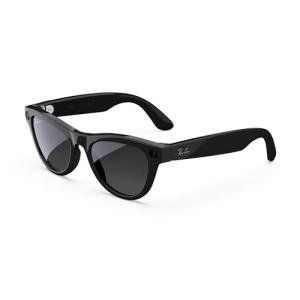 Ray-Ban Meta Smart Glasses, Shiny Black, Polarized