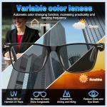 Shovira Smart Glasses with AI Translation and Bluetooth