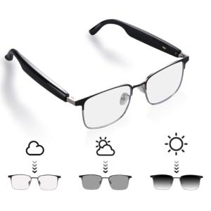 QJF Smart Sunglasses with Bluetooth and Polarized Lenses