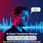 Giinova AI Translation Smart Glasses with Bluetooth