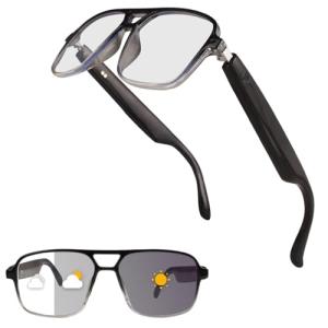 Jawploy Bluetooth Smart Glasses with UV Protection
