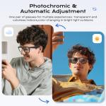 Bluetooth Smart Glasses with Photochromic Lenses