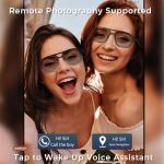 Jawploy Bluetooth Smart Glasses with UV Protection