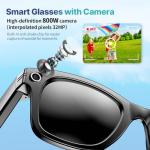 AI Smart Glasses with HD Camera and Voice Assistant