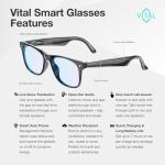 Vital Smart Glasses with AI Translation & Audio