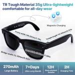 AI Smart Glasses with HD Camera and Voice Assistant