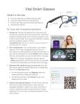 Vital Smart Glasses with AI Translation & Audio