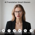 AI Translator Smart Glasses with Bluetooth for Travel