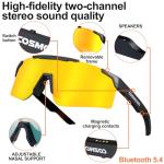 Smart Sport Sunglasses with Bluetooth and UV Protection