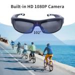 REEDTOCK Smart Glasses with Camera and Bluetooth Speaker