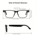 AI Translator Smart Glasses with Bluetooth for Travel