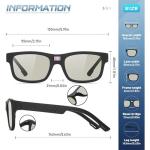 Paleshy Auto-Tinting Polarized Smart Glasses