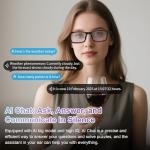 HAIXINDA AI Smart Glasses with Real-Time Translation