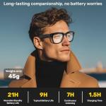 NILUTO AI Smart Glasses with 8MP Camera