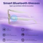 Piluyaa Bluetooth Audio Sunglasses with Touch Control