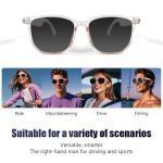 Piluyaa Bluetooth Audio Sunglasses with Touch Control
