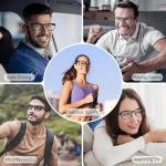 Tulbeys Bluetooth Smart Glasses with Mic and Speakers