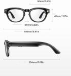 Smart Glasses with HD Camera, Bluetooth, and Translation