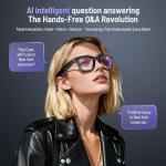 AI Smart Glasses with Camera and Voice Assistant