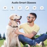 Bluetooth Smart Glasses with Speakers and Touch Control