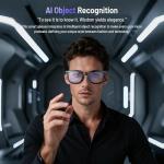 AI Smart Glasses with Camera and Voice Assistant