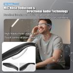 Smart Camera Glasses with Bluetooth and 4K Video