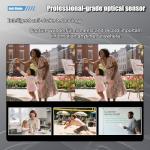 Smart Camera Glasses with Bluetooth and 4K Video