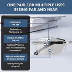 Smart Autofocus Glasses with Anti-Blue Light Protection