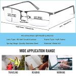 Anourney Blue Light Blocking Half Frame Glasses