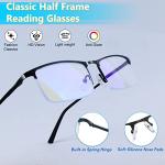 Anourney Blue Light Blocking Half Frame Glasses