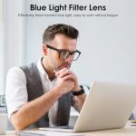 ElecFusion Smart Glasses with Magnetic Clear Black Lenses