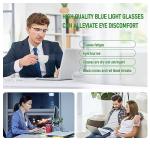 Anourney Blue Light Blocking Half Frame Glasses