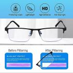 Anourney Blue Light Blocking Half Frame Glasses