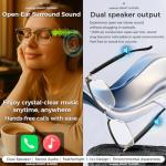 AI Smart Glasses with Bluetooth Audio & Translation