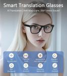 AI Bluetooth Smart Glasses with 144+ Translations