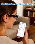 AI Bluetooth Smart Glasses with Audio Translation