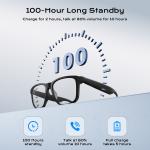 Smart Glasses with Audio, Bluetooth, and Photochromic Lenses