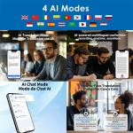 Bluetooth Smart Glasses with Polarized Sunglasses and Speakers