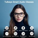 AI Smart Glasses, Open Ear, Bluetooth 5.4 Waterproof