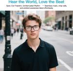 AI Smart Glasses, Open Ear, Bluetooth 5.4 Waterproof