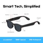 AI Sunglasses with Camera and Bluetooth Audio