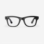 Ray-Ban Meta Wayfarer Smart Glasses, Shiny Black