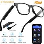 AI Smart Glasses with Camera and Voice Assistant