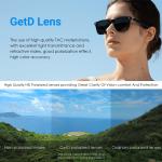 Bluetooth Smart Glasses with UV400 Polarized Lenses