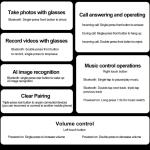 AI Smart Glasses with Video Recording and Bluetooth