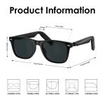 Bluetooth Smart Glasses with UV400 Polarized Lenses