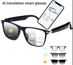 Bluetooth Smart Glasses with Speakers and Mic