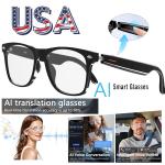 AI Smart Glasses with Bluetooth Call and Music